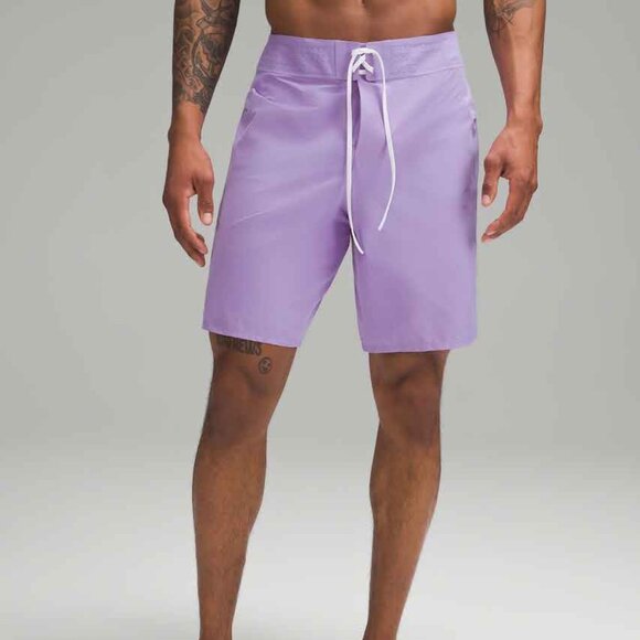 LIKE NEW LULULEMON CURRENT STATE MEN'S BOARD SHORTS SIZE 31 - Picture 1 of 7